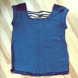 Navy Blue blouse